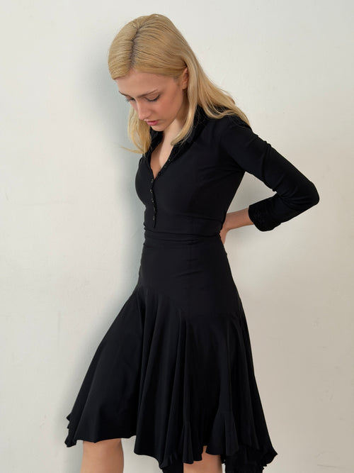 AllSaints Women's Black Dress