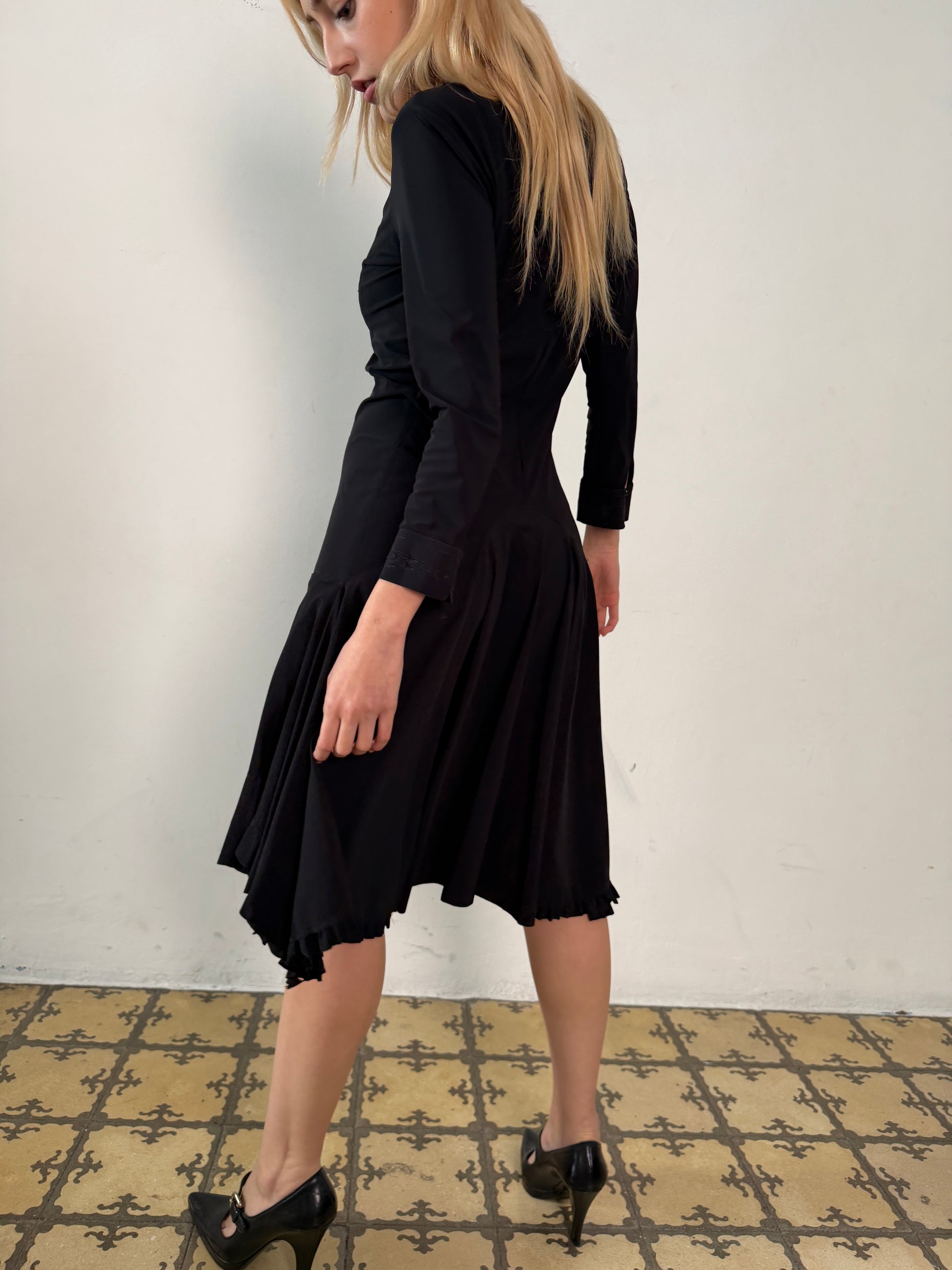 AllSaints Women's Black Dress