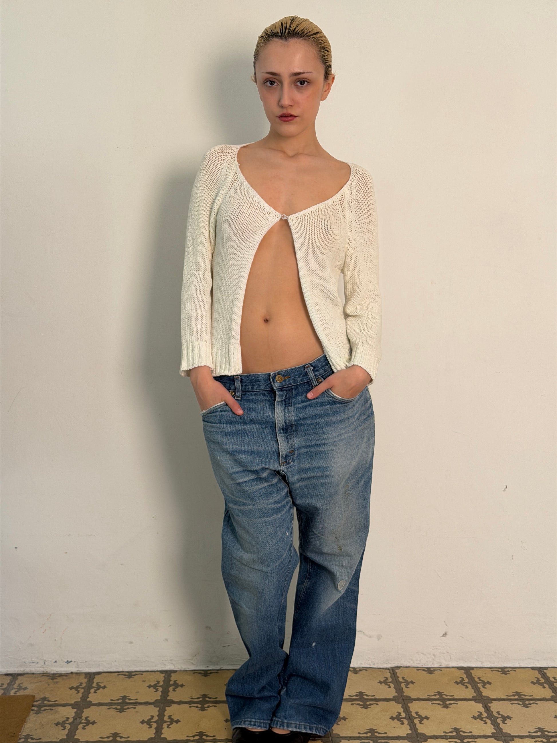 cop copine knitted top