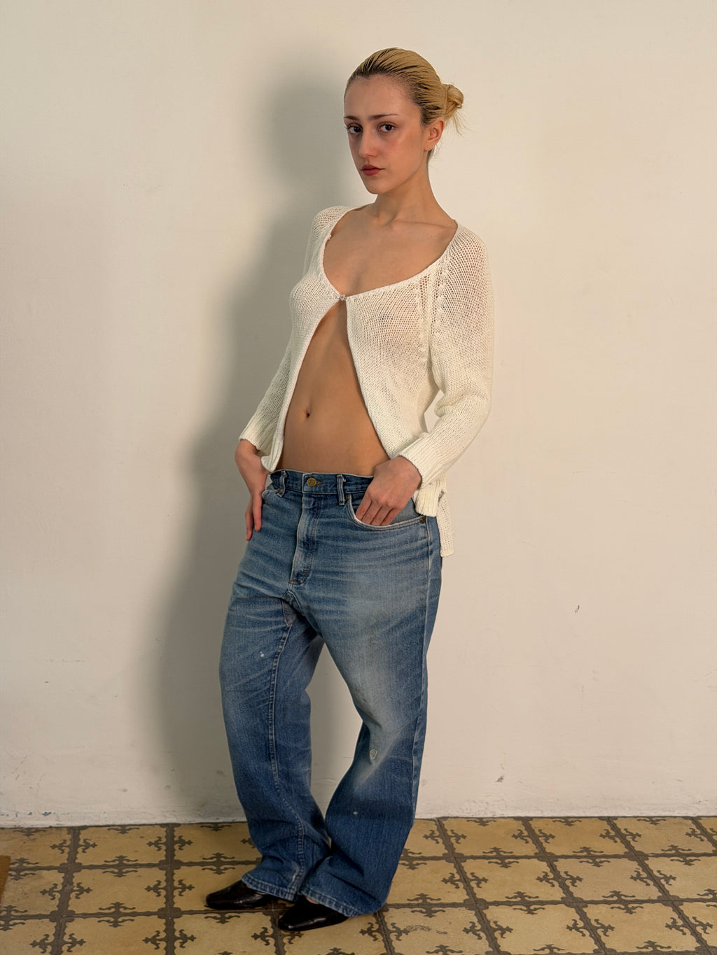 cop copine knitted top