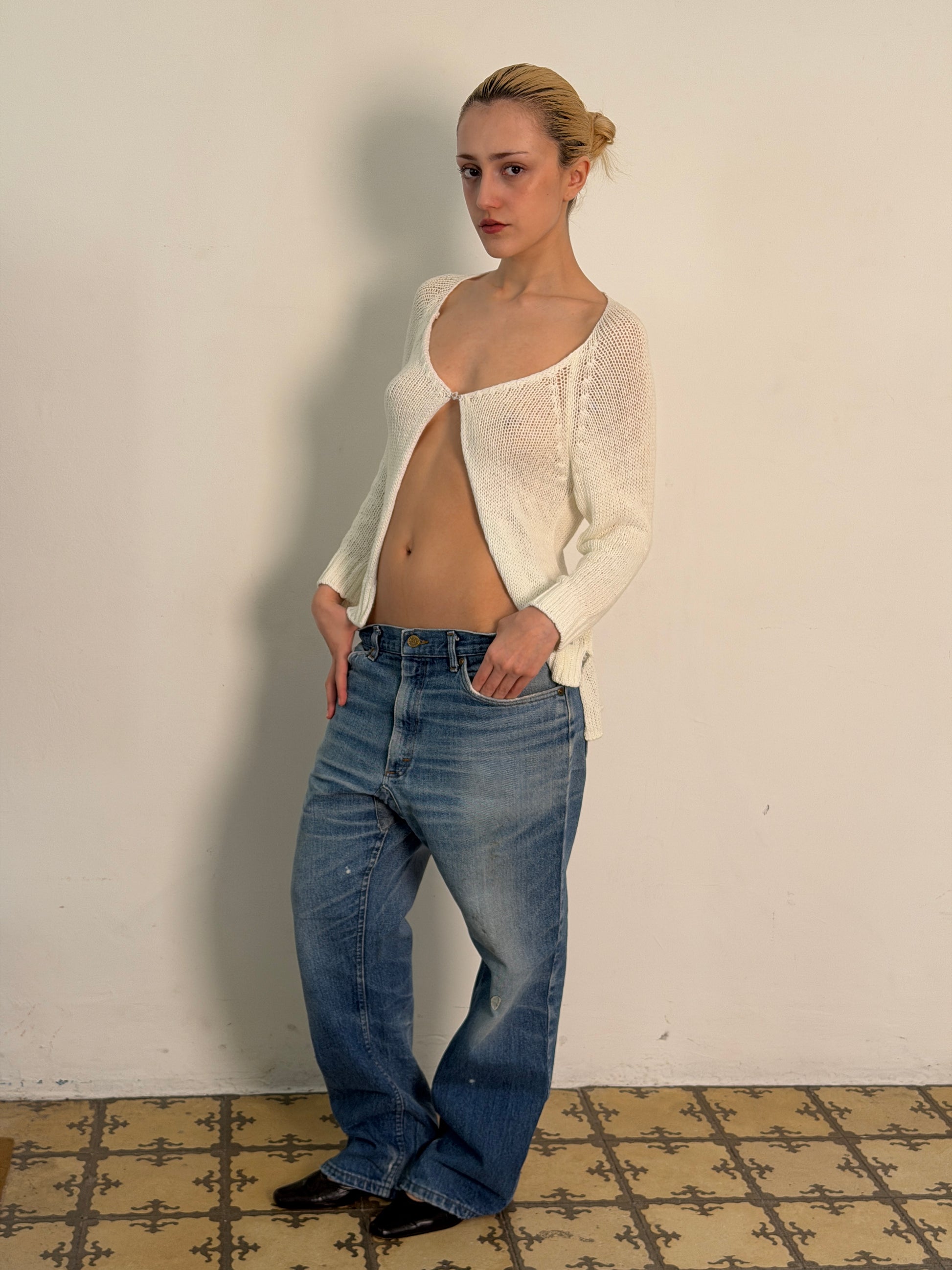 cop copine knitted top