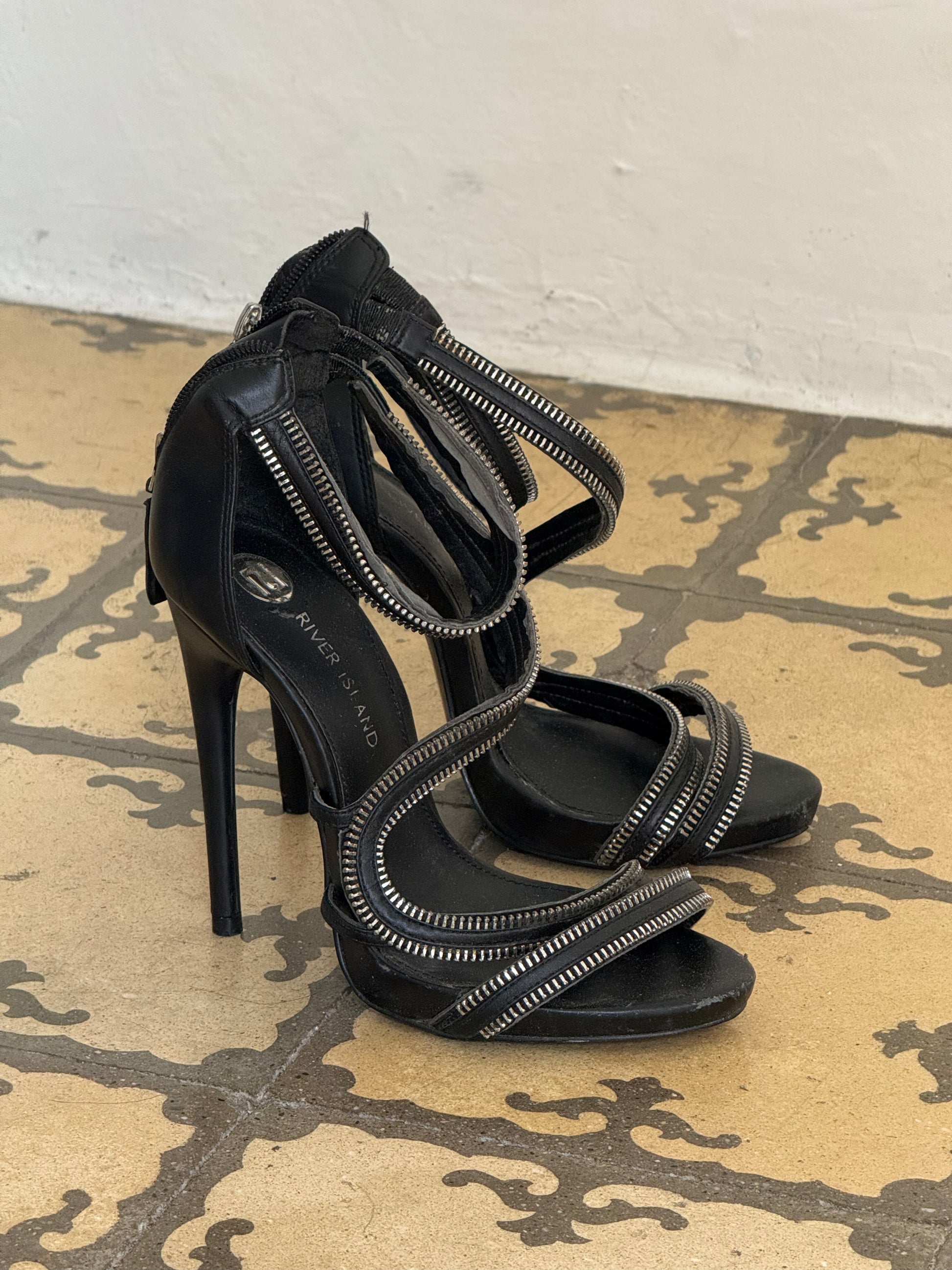 ZIPPER HEELS