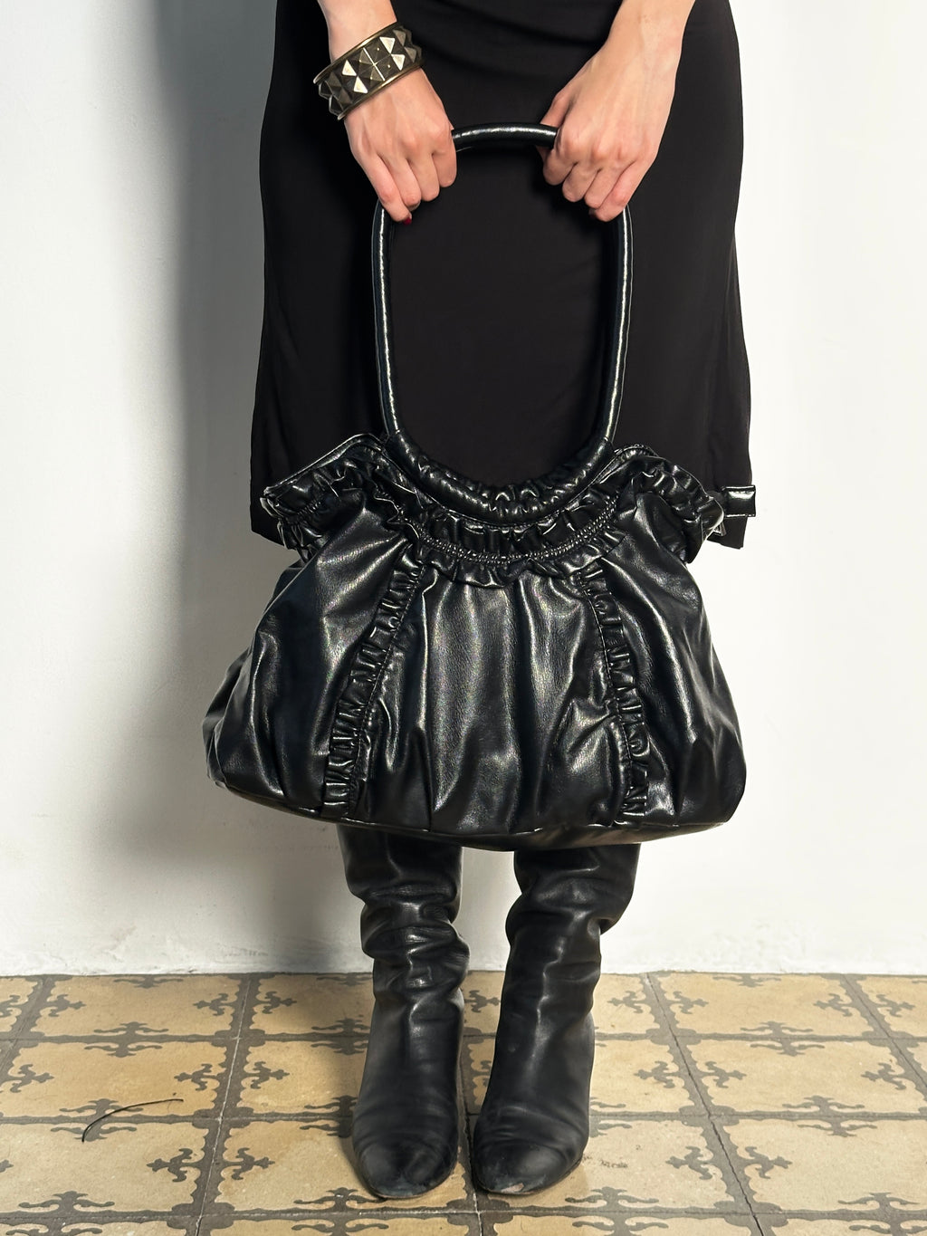 RUFFLED BAG