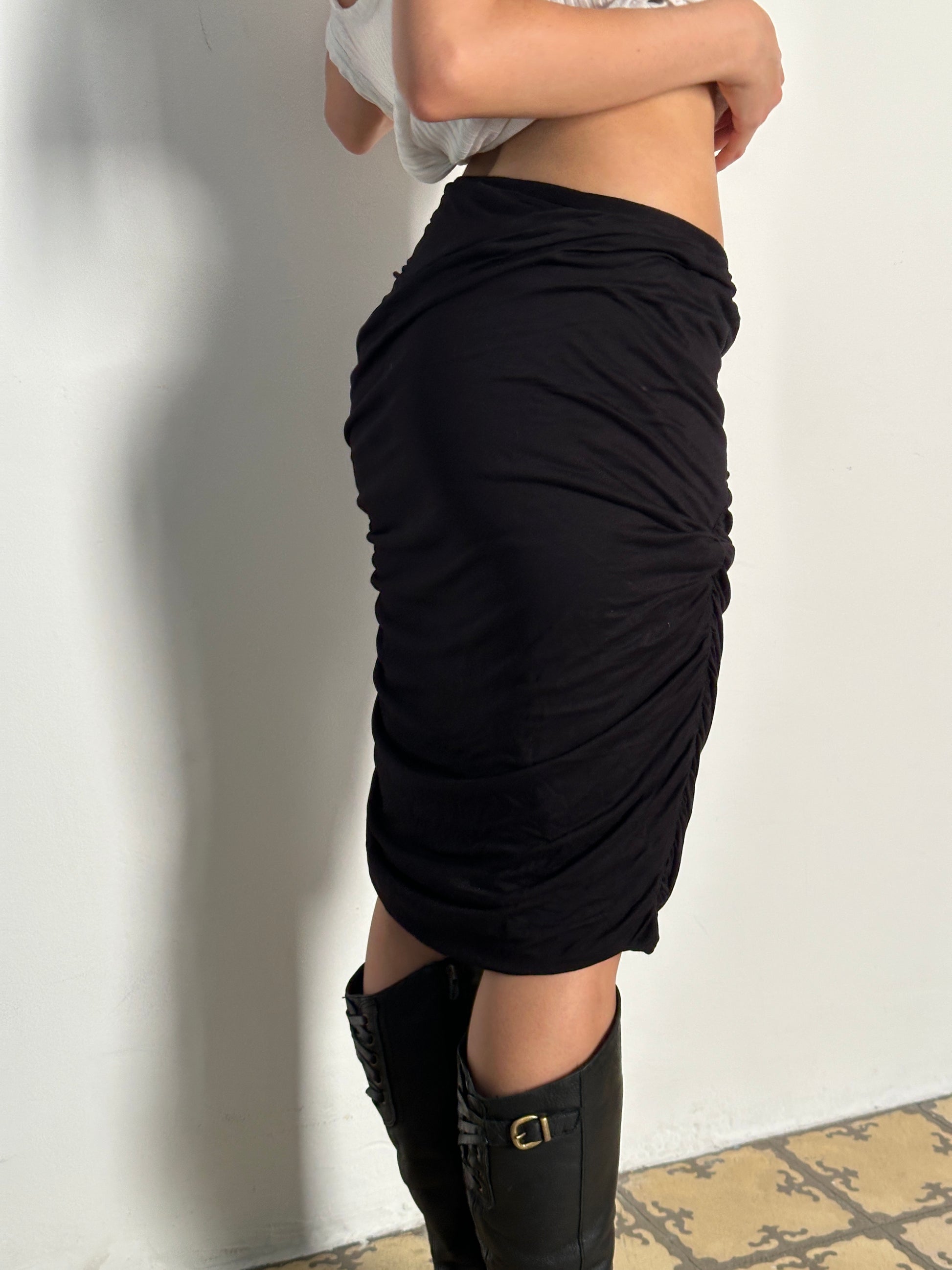 RUCHED SKIRT