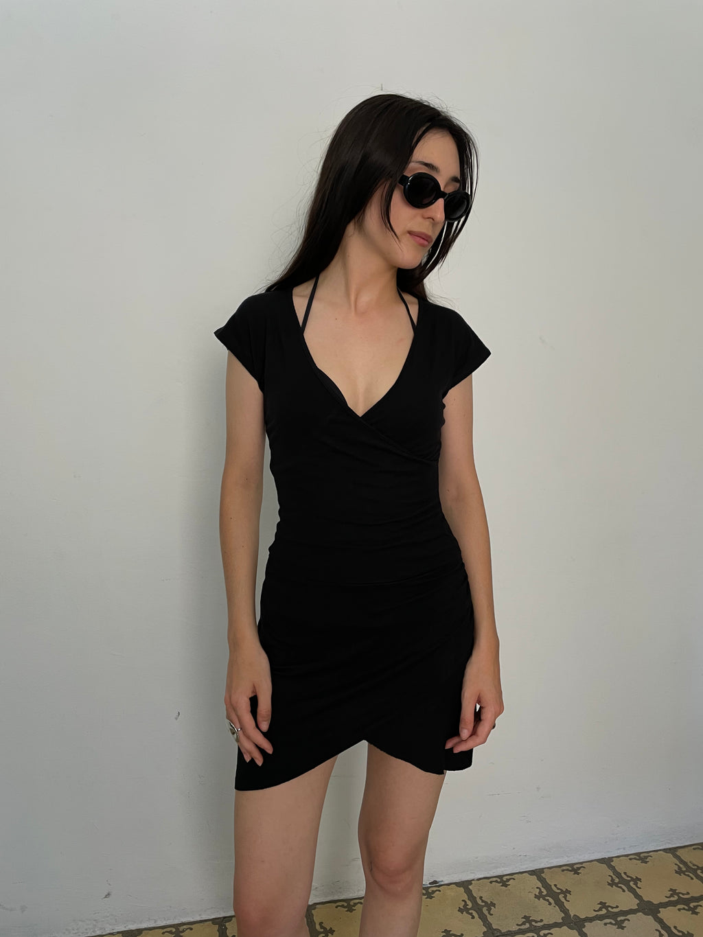 BLACK MINI DRESS