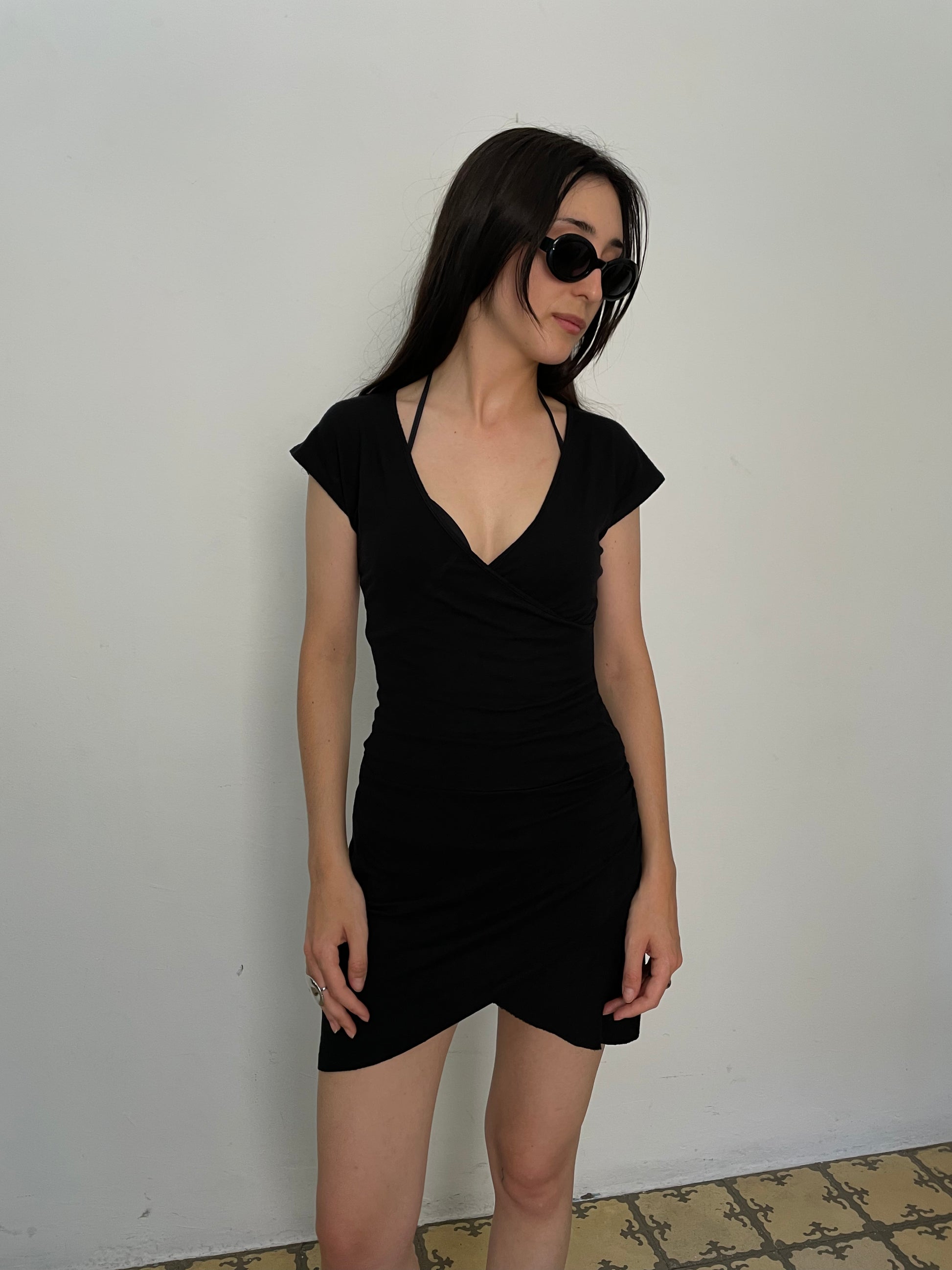 BLACK MINI DRESS